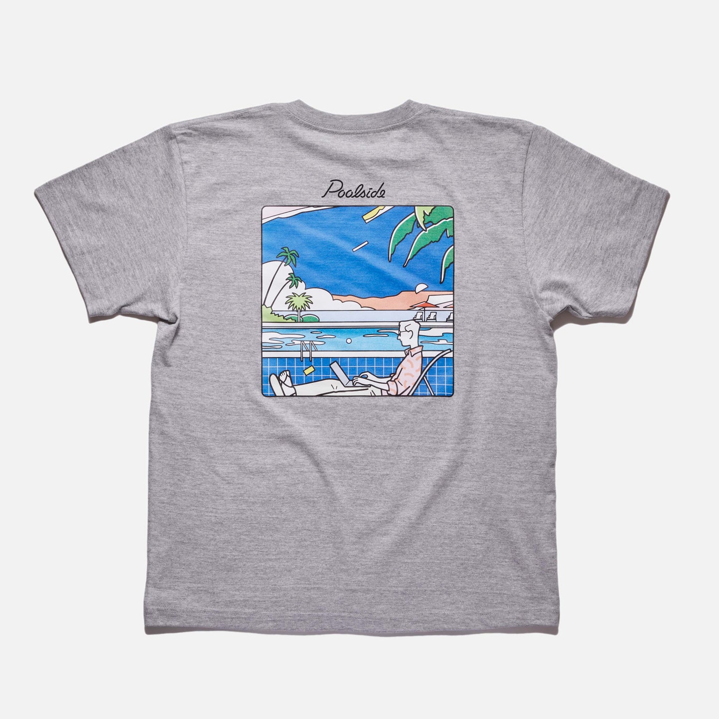 Poolside Tシャツ バックロゴプリント
