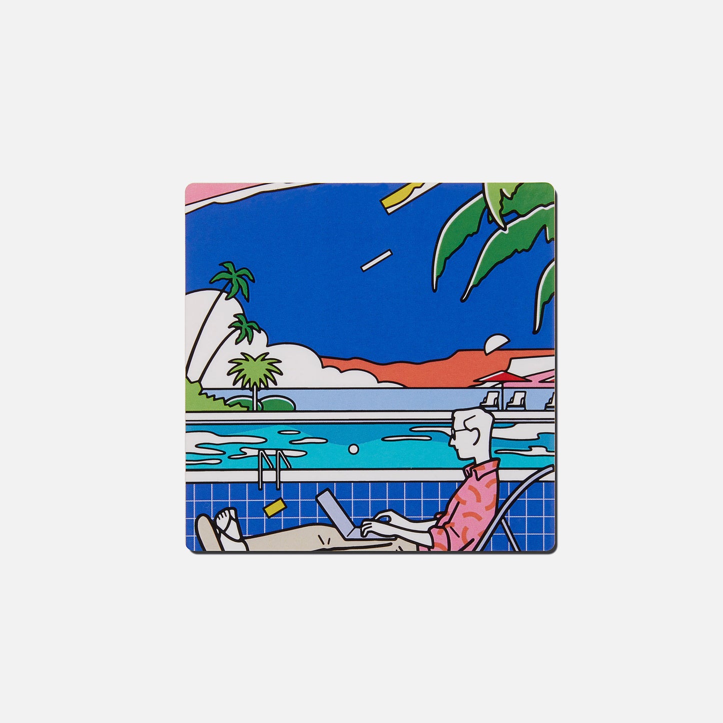 Poolside ステッカー3種