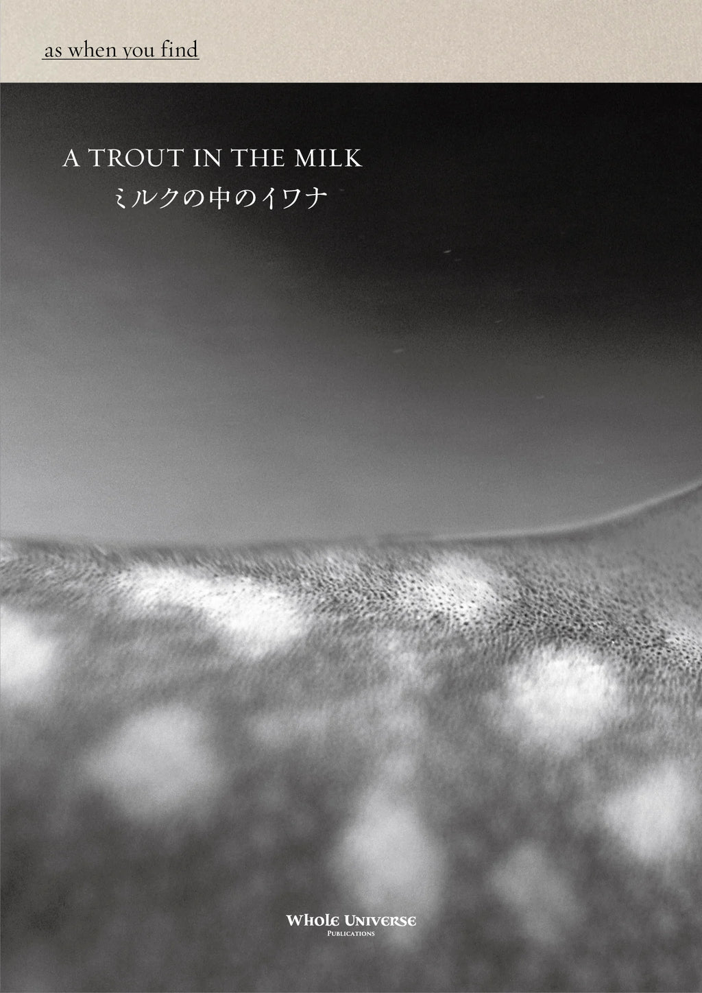 ミルクの中のイワナ film book
