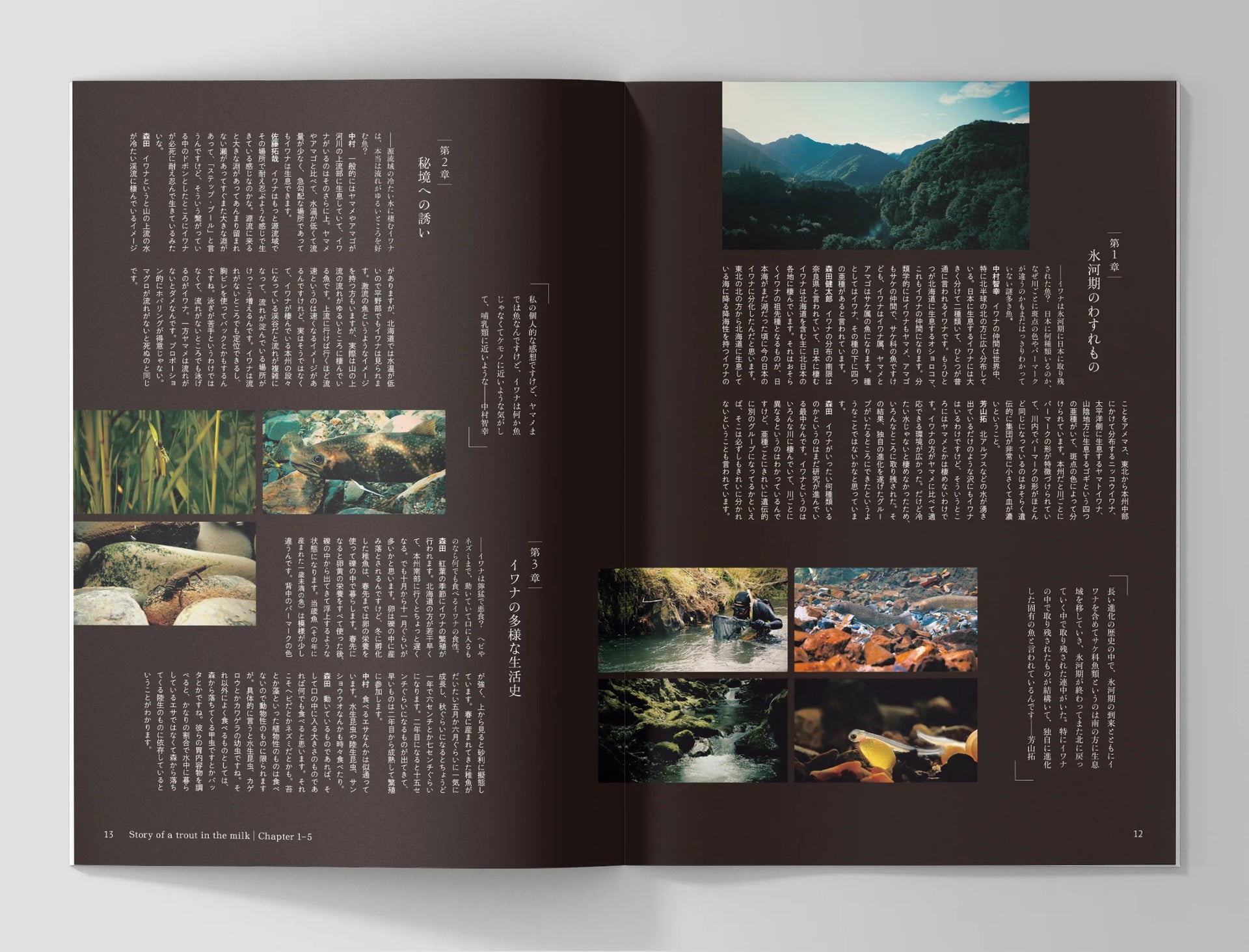 ミルクの中のイワナ film book