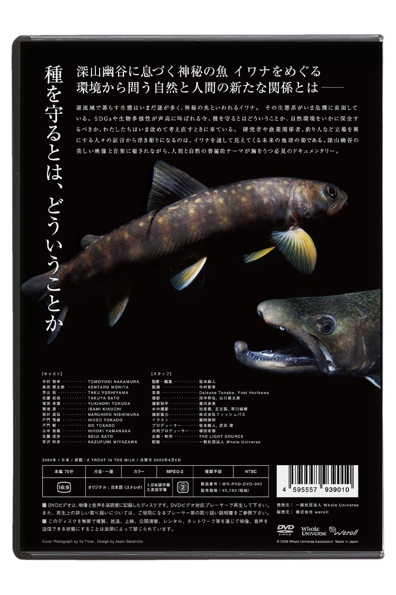 『ミルクの中のイワナ』DVD & Blu-ray