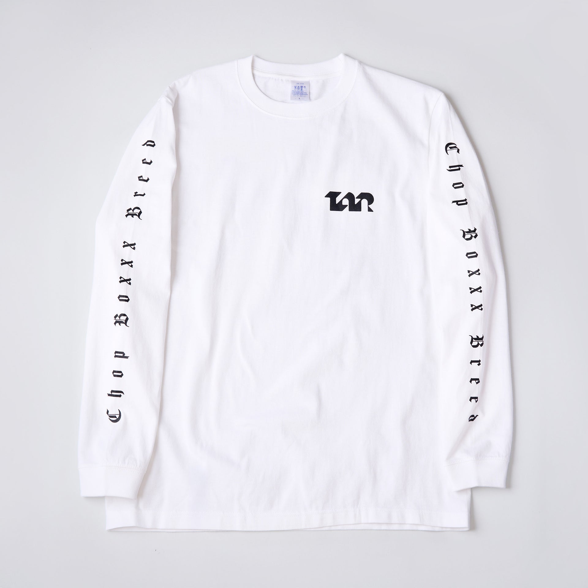 NaiChopLaw "Chop Boxxx Breed"  ロングスリーブTシャツ ホワイト