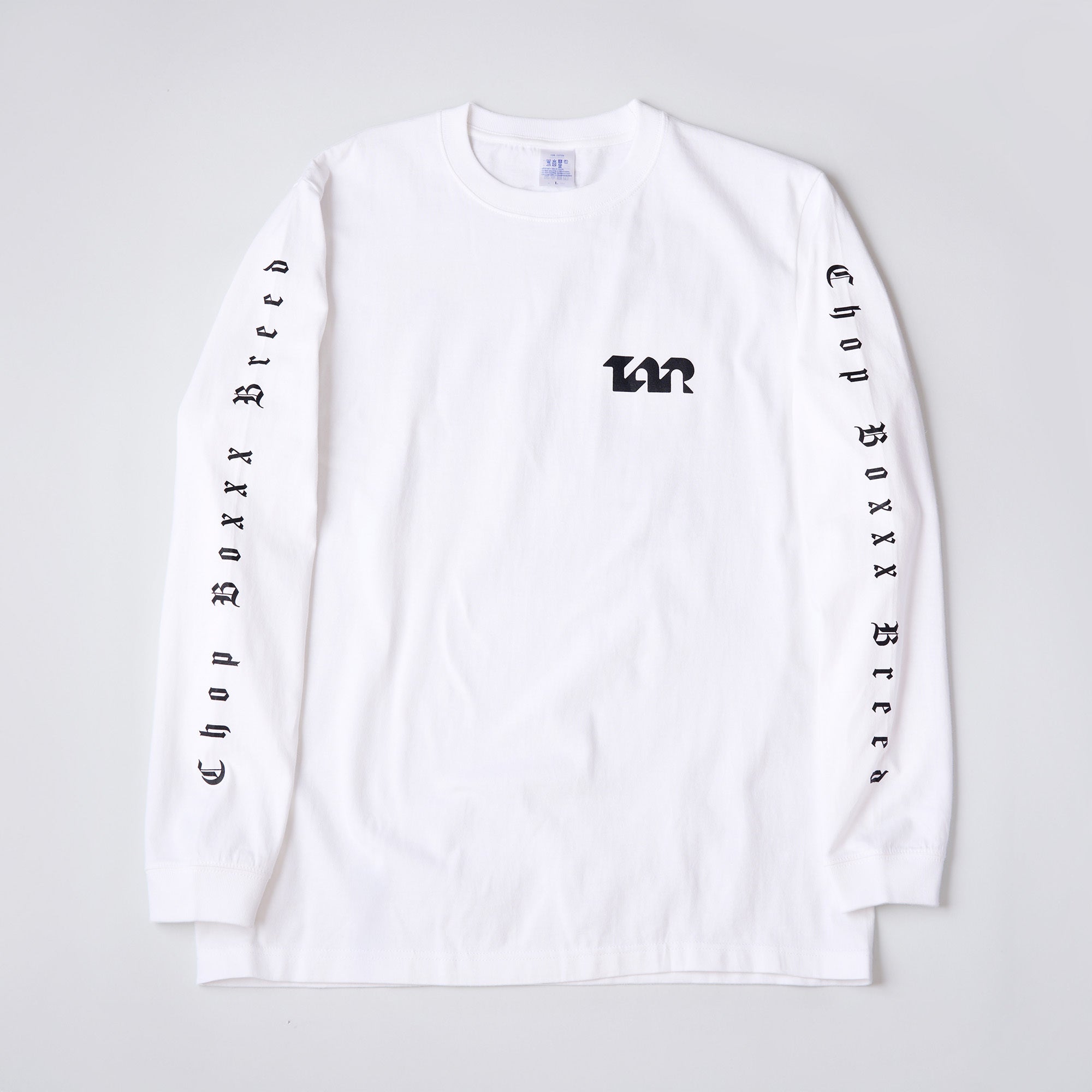 NaiChopLaw "Chop Boxxx Breed"  ロングスリーブTシャツ ホワイト