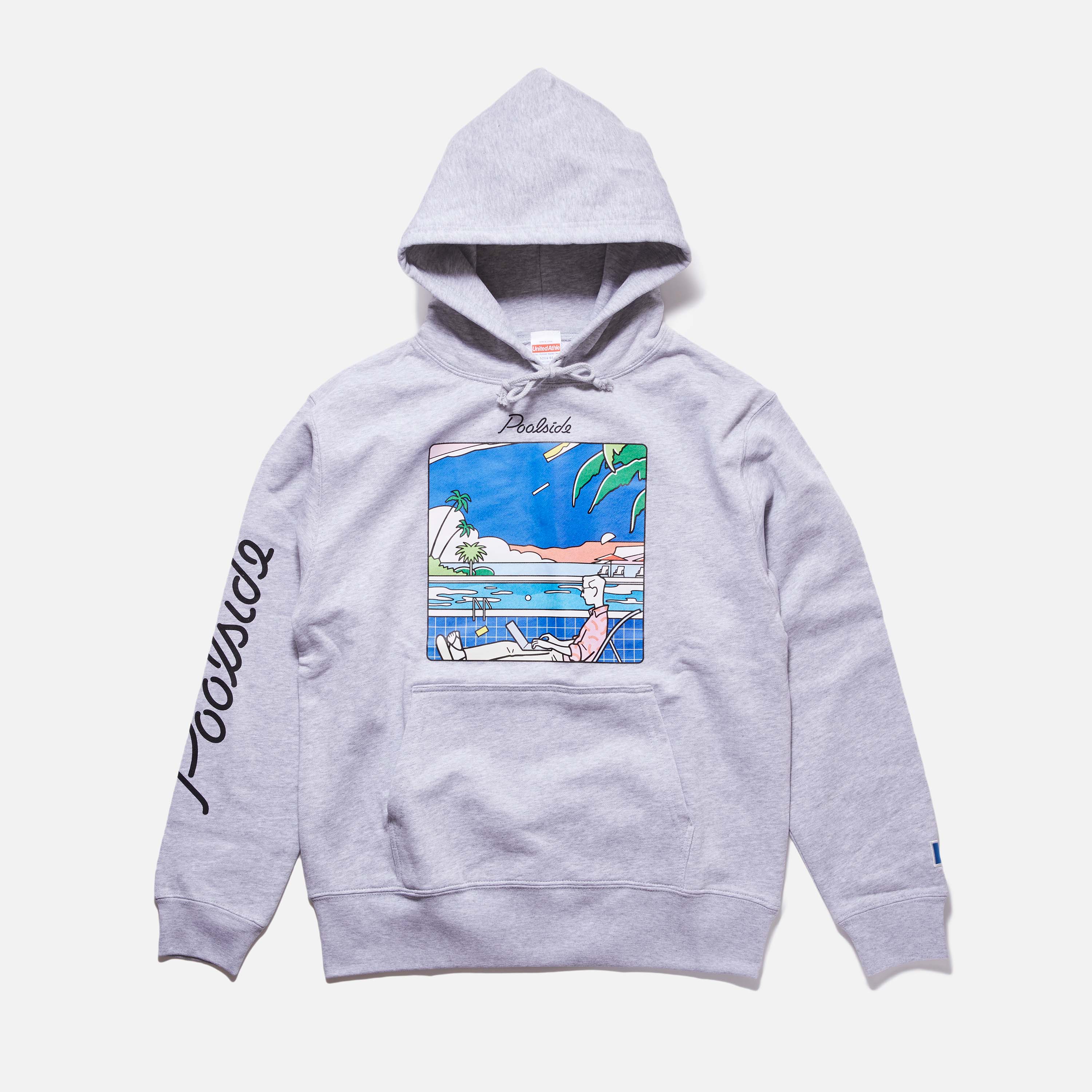 Poolside フーディ フロントロゴプリント