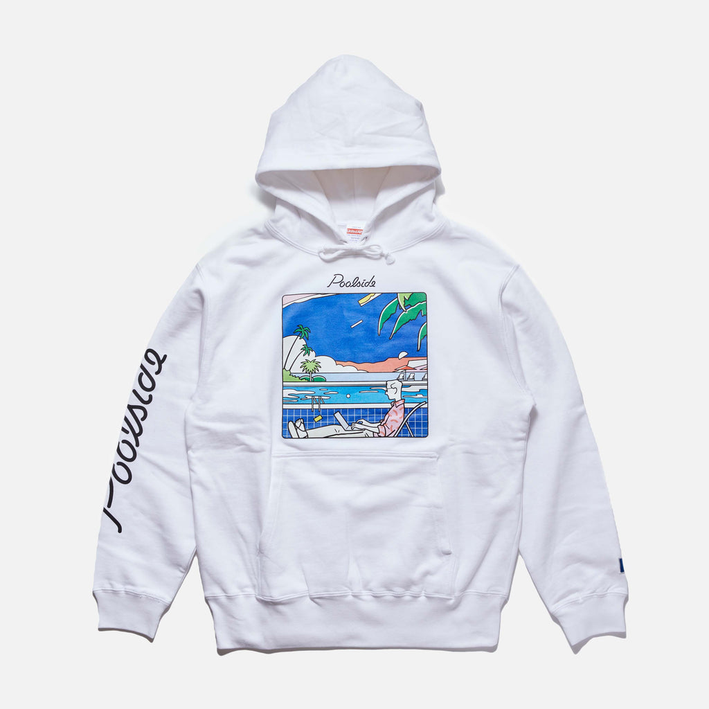 Poolside フーディ フロントロゴプリント