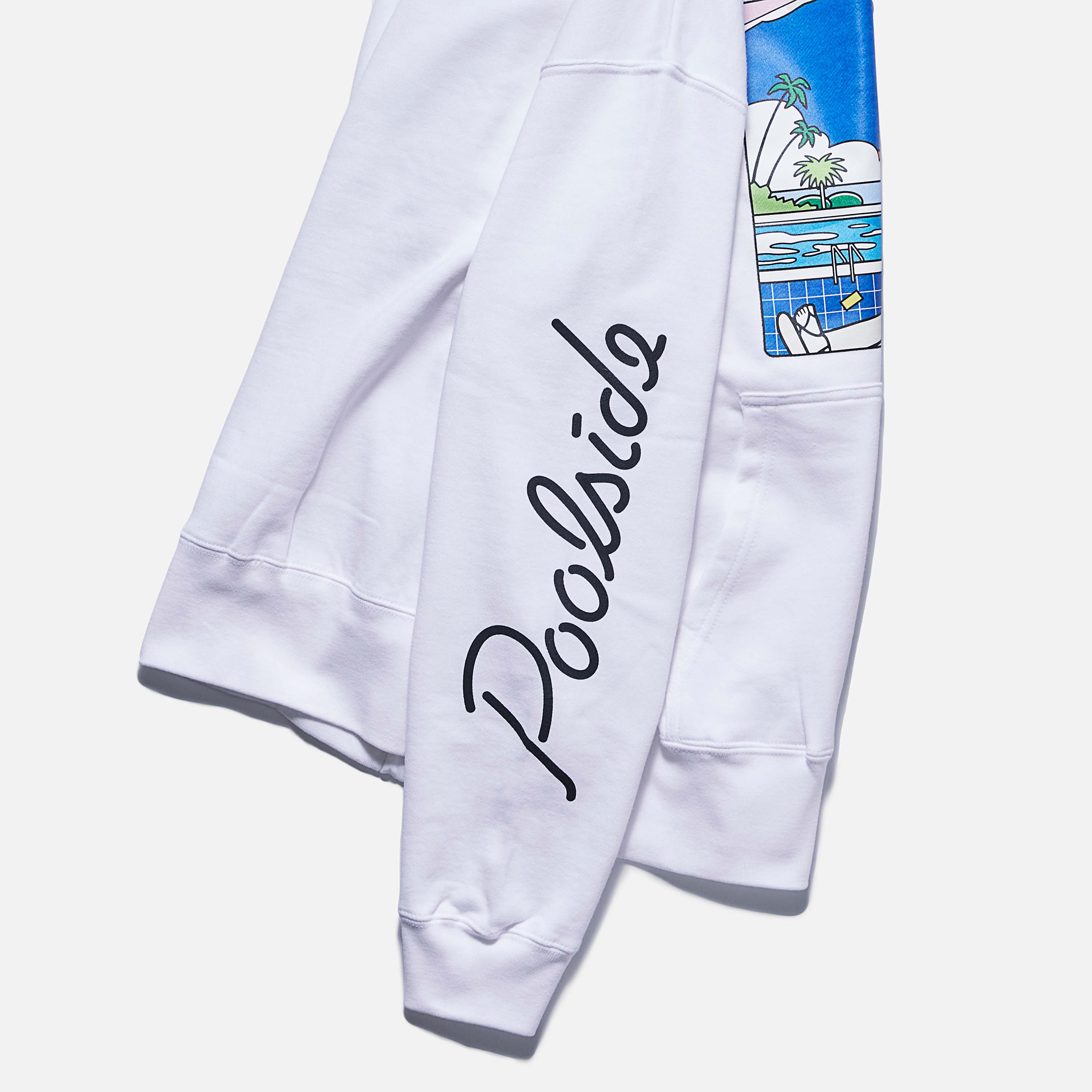 Poolside フーディ フロントロゴプリント