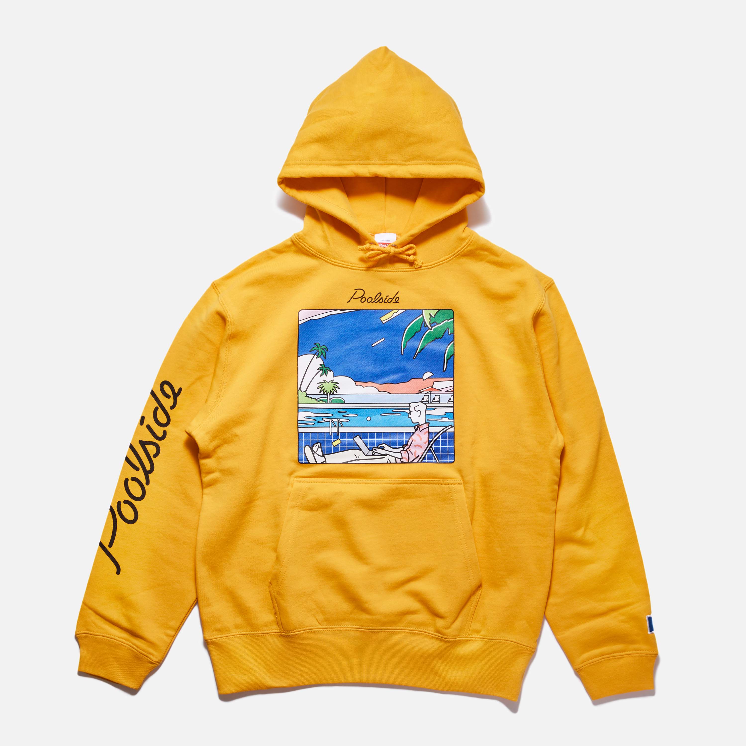 Poolside フーディ フロントロゴプリント