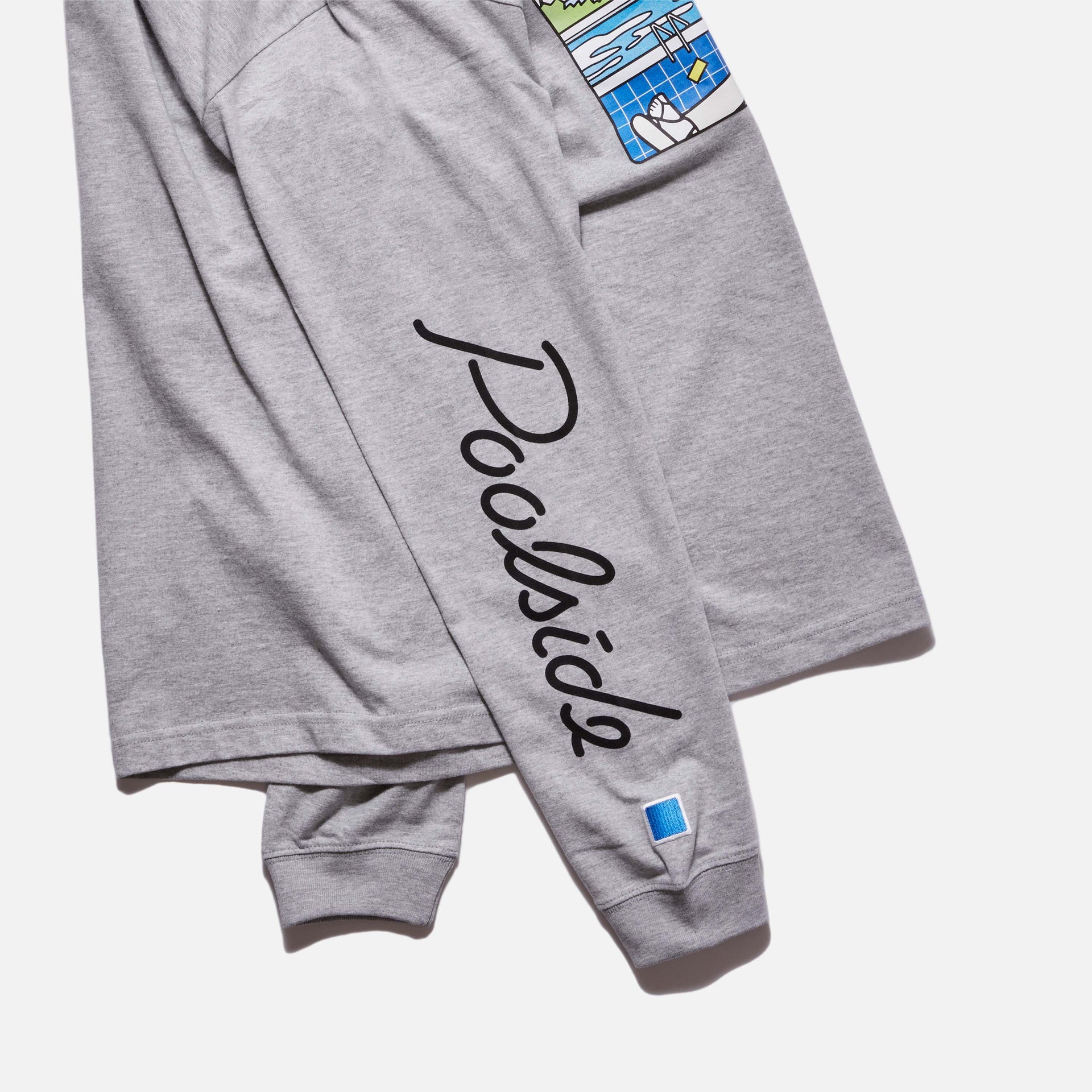 Poolside ロングスリーブTシャツ ロゴプリントB
