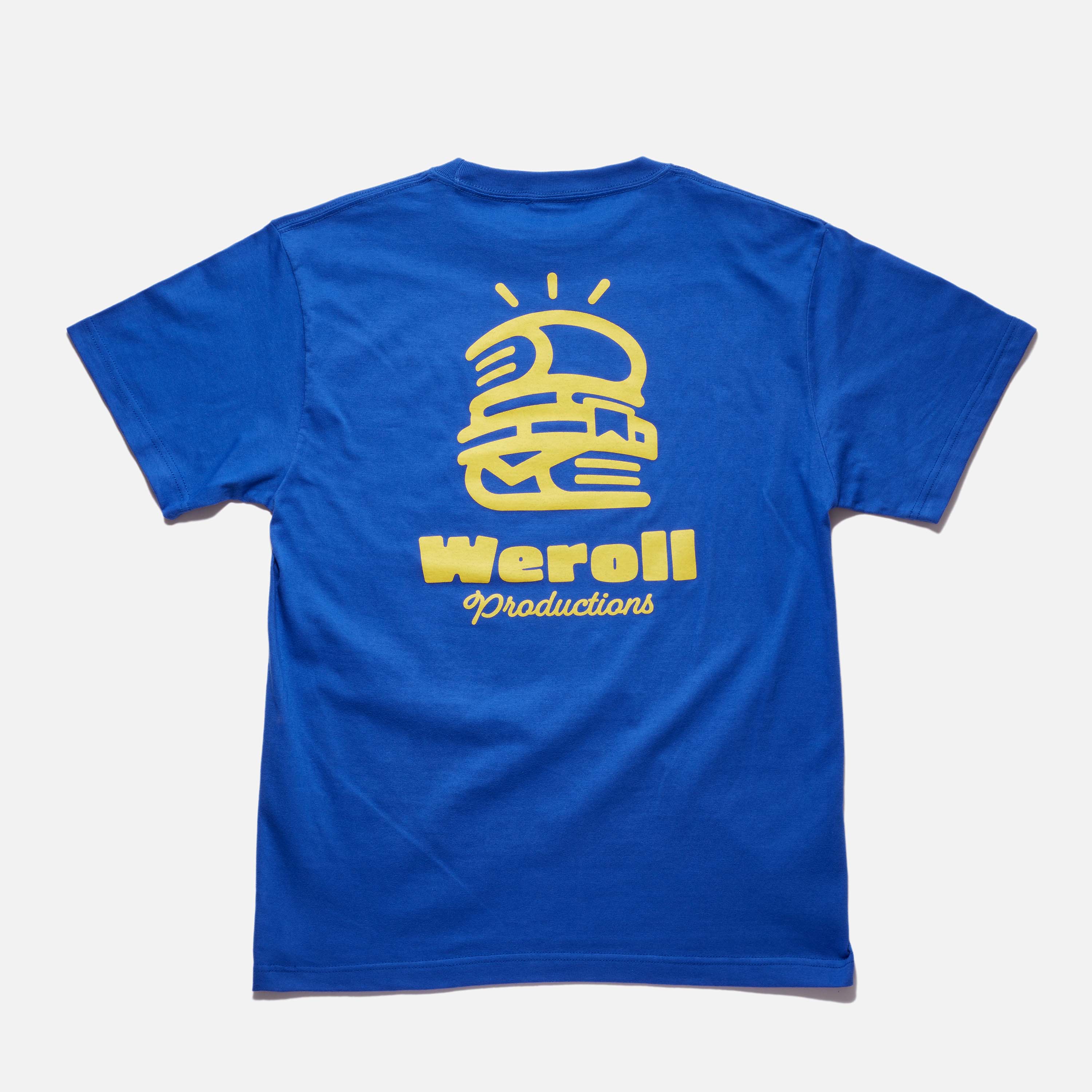 weroll Productions  EMPLOYEE  STAFF UNIFORM T-SHIRT