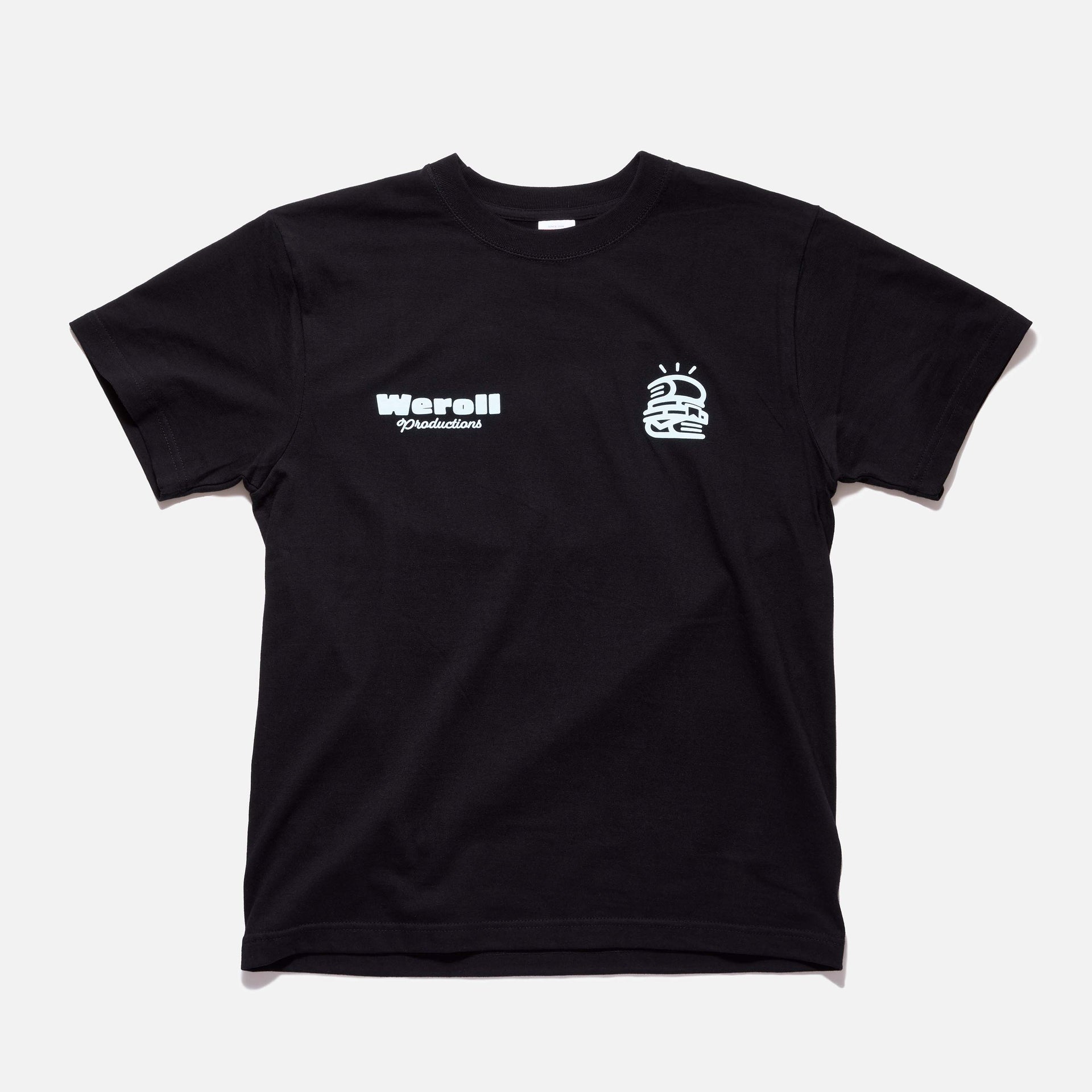 weroll Productions  EMPLOYEE  STAFF UNIFORM T-SHIRT
