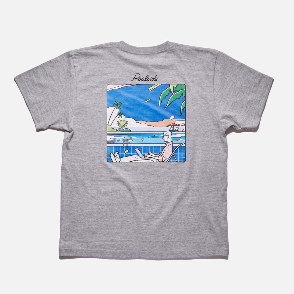 Poolside Tシャツ バックロゴプリント