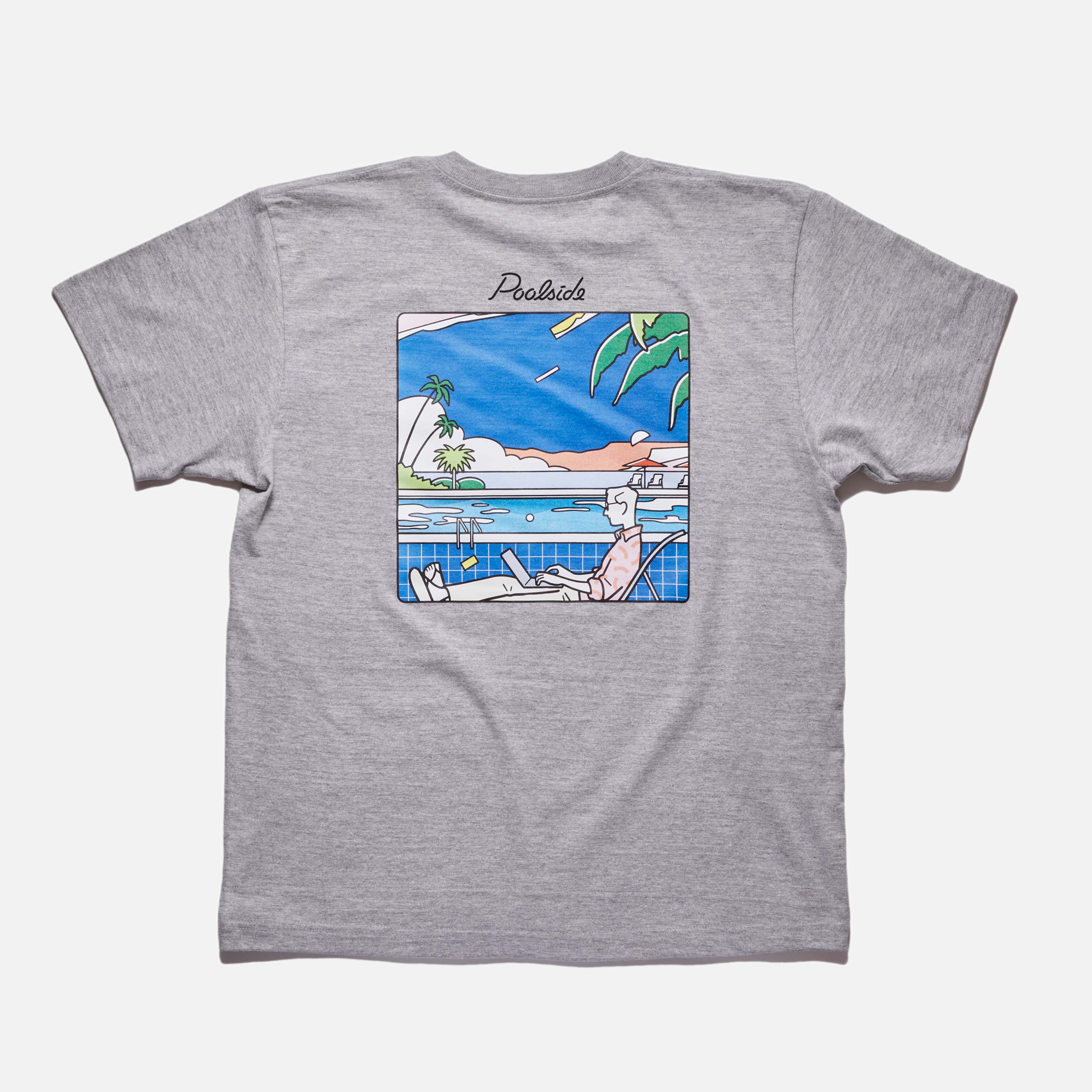 Poolside Tシャツ バックロゴプリント