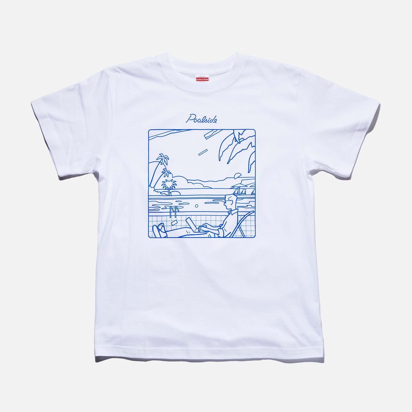 Poolside Tシャツ フロントロゴプリント PS_TEE-B ユニセックス