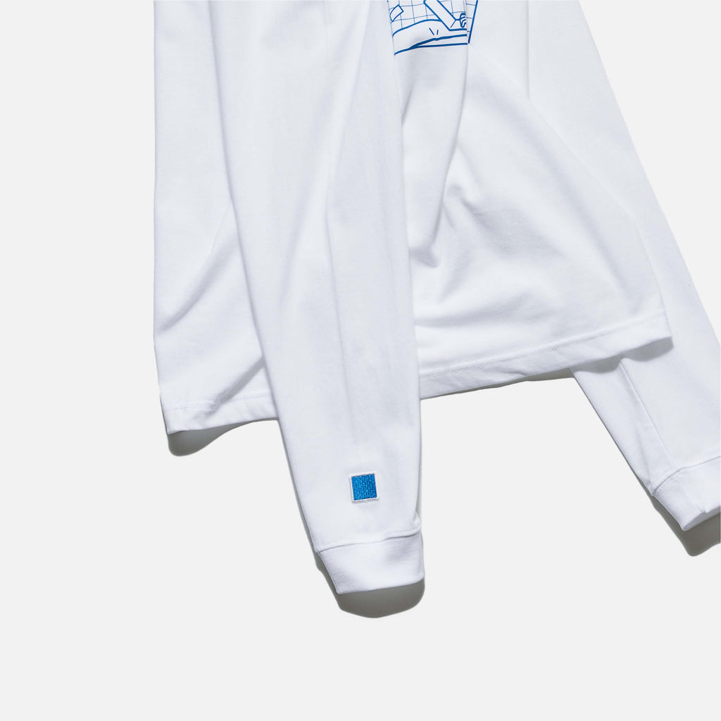 Poolside ロングスリーブTシャツ ロゴプリントA