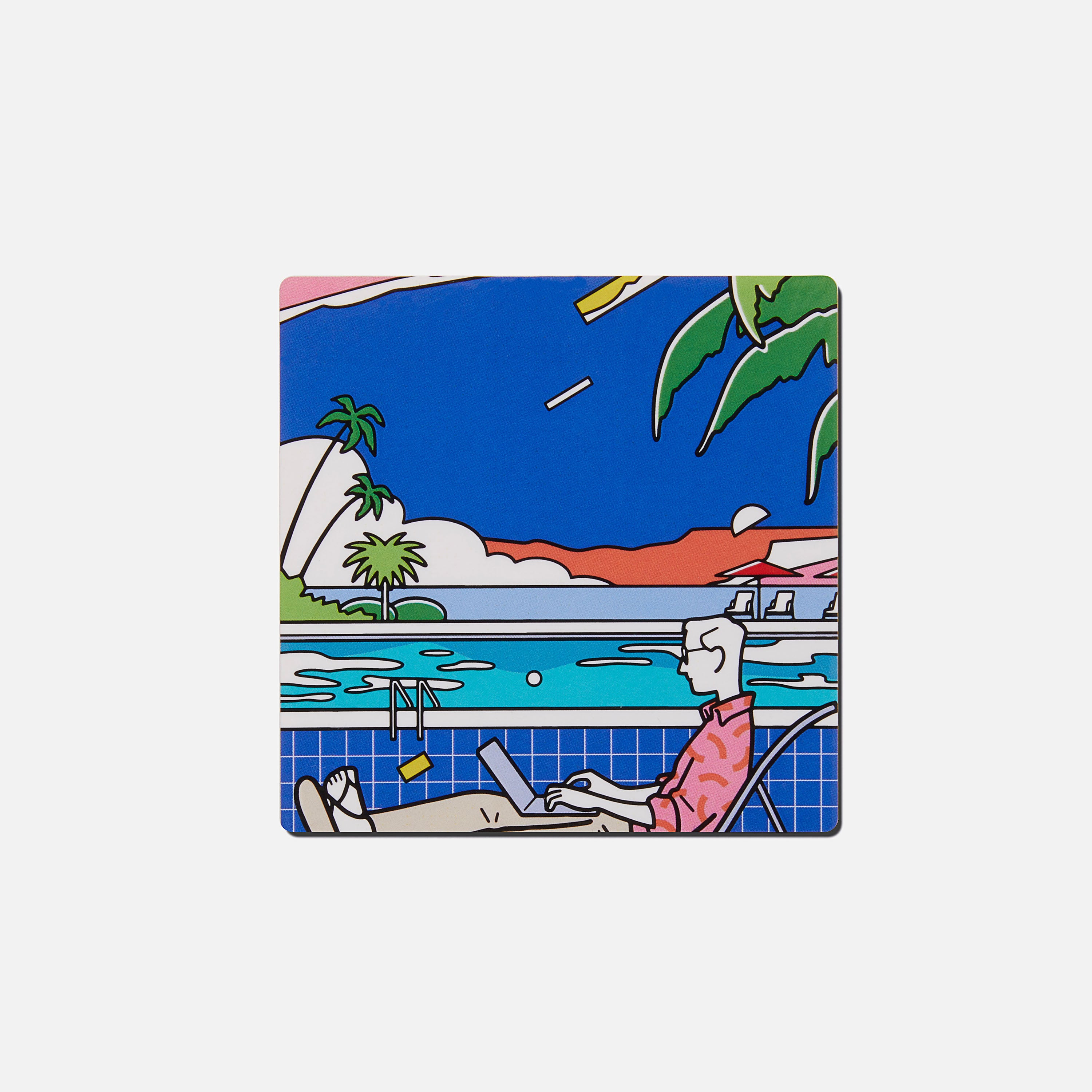 Poolside ステッカー3種