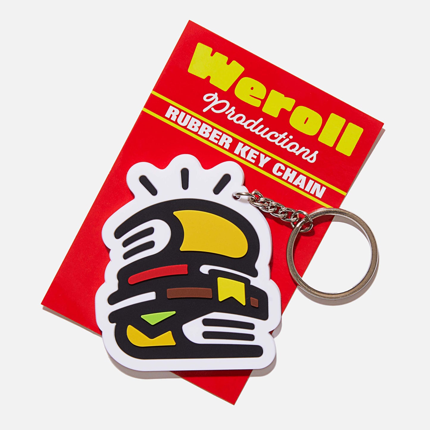 weroll Productions  RUBBER KEYCHAIN