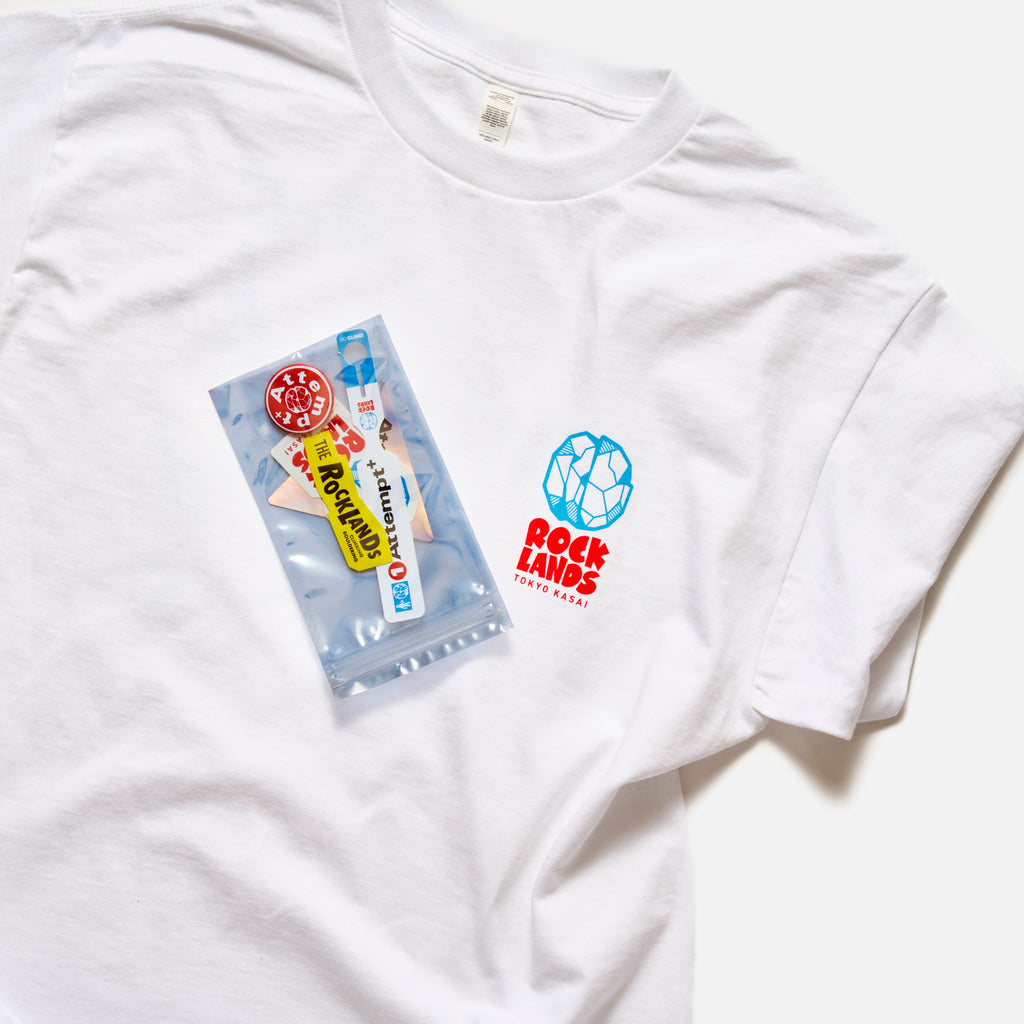 『Attempt+』vol.01 限定Tシャツ＋ステッカーセット