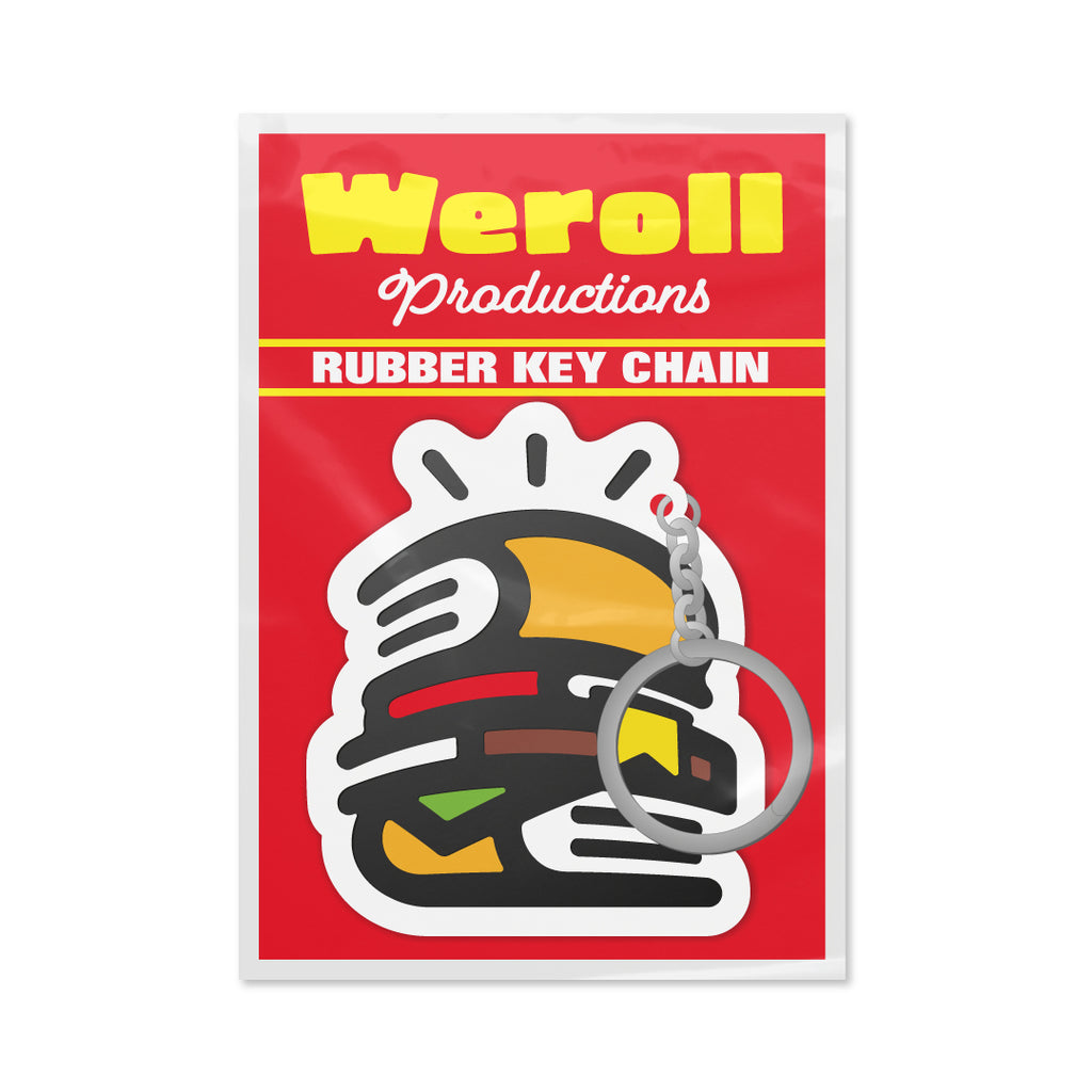 weroll Productions  RUBBER KEYCHAIN