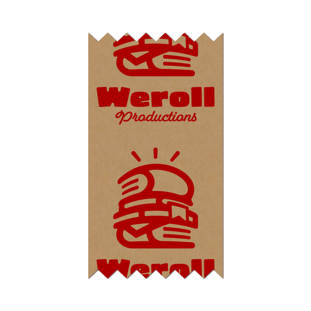 weroll Productions STICKER  PACKING TAPE TYPE