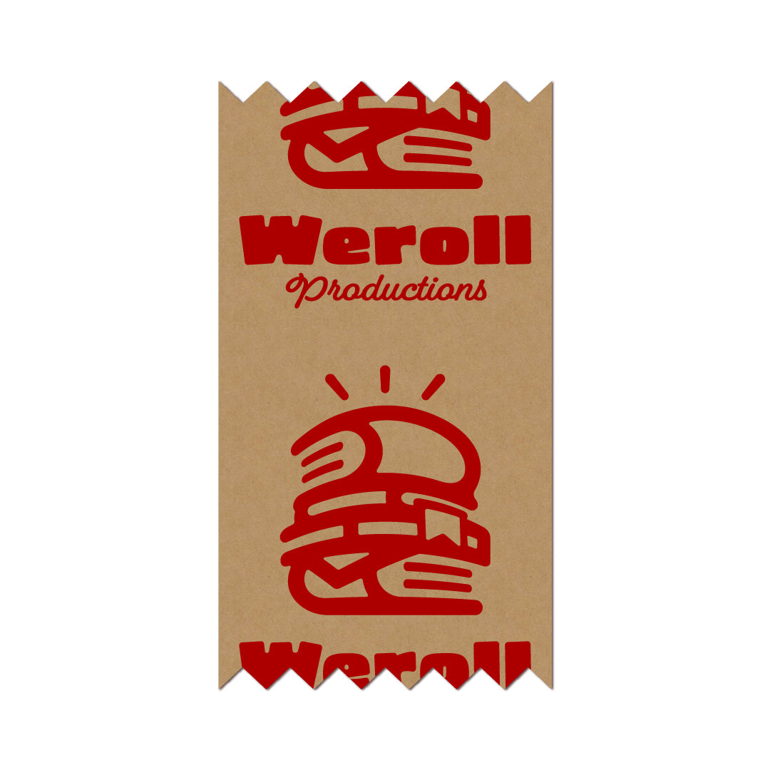 weroll Productions STICKER  PACKING TAPE TYPE